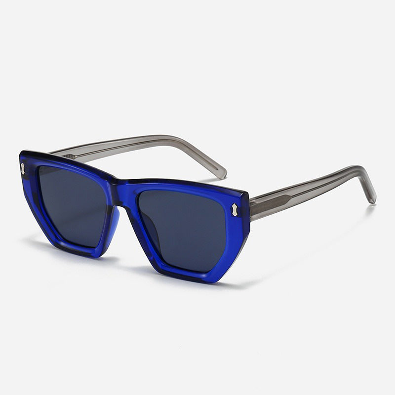 Damen Modische Sonnenbrille mit einzigartigem sechseckigem Rahmen und schützenden Gläsern Brehn