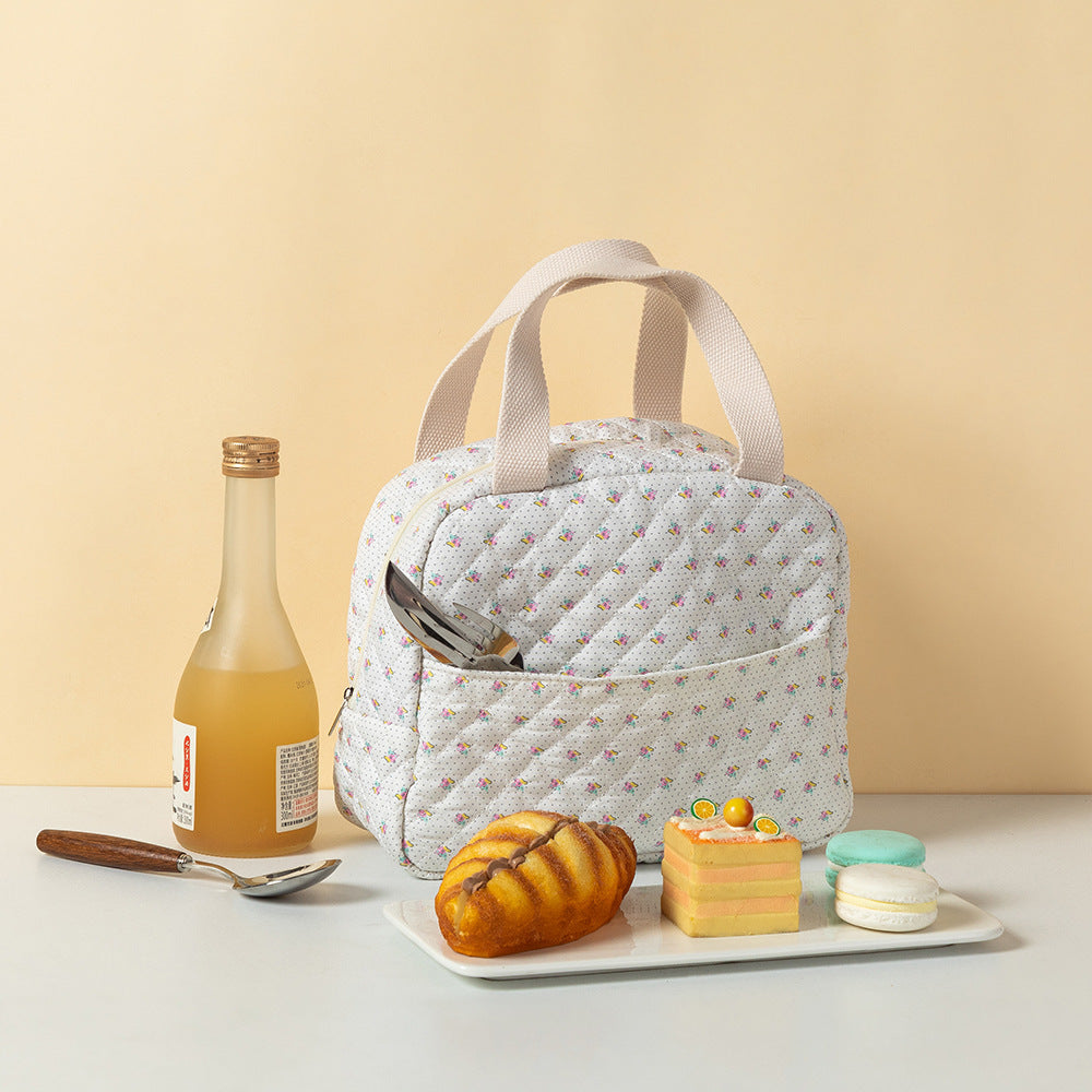 Blumenmuster isolierte Lunch Tasche Brehn