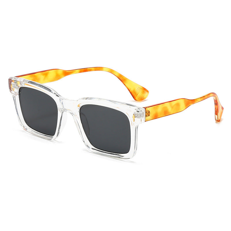 Damen Rechteckige Sonnenbrille im eleganten Schildpatt-Design Brehn