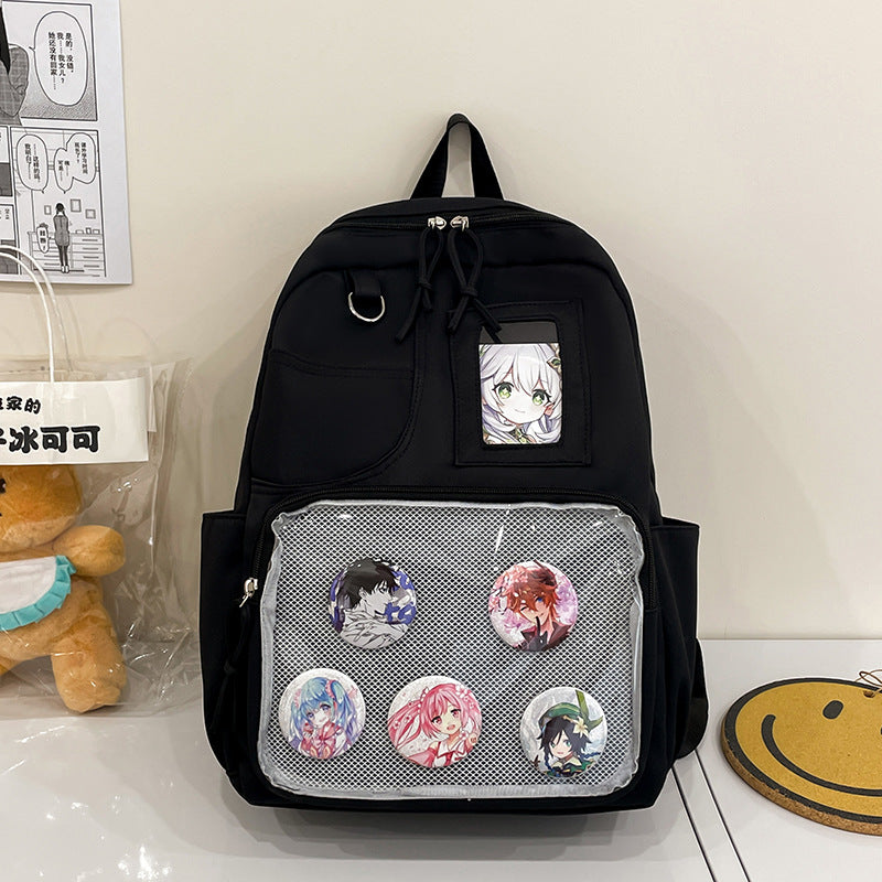 Anime-Charakter-Themen-Schulrucksack