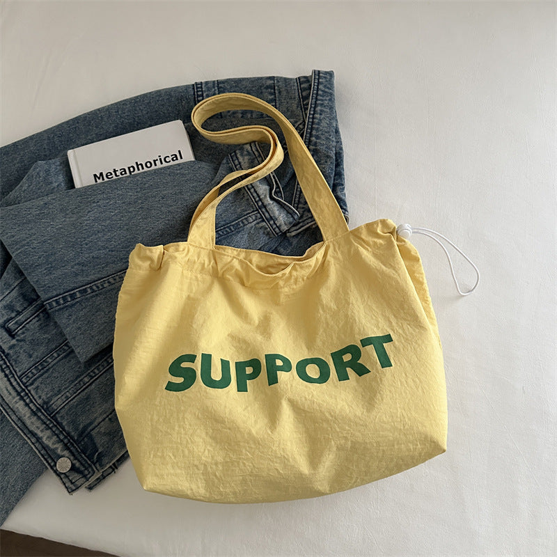 Lässige Baumwoll-Tote-Bag Brehn