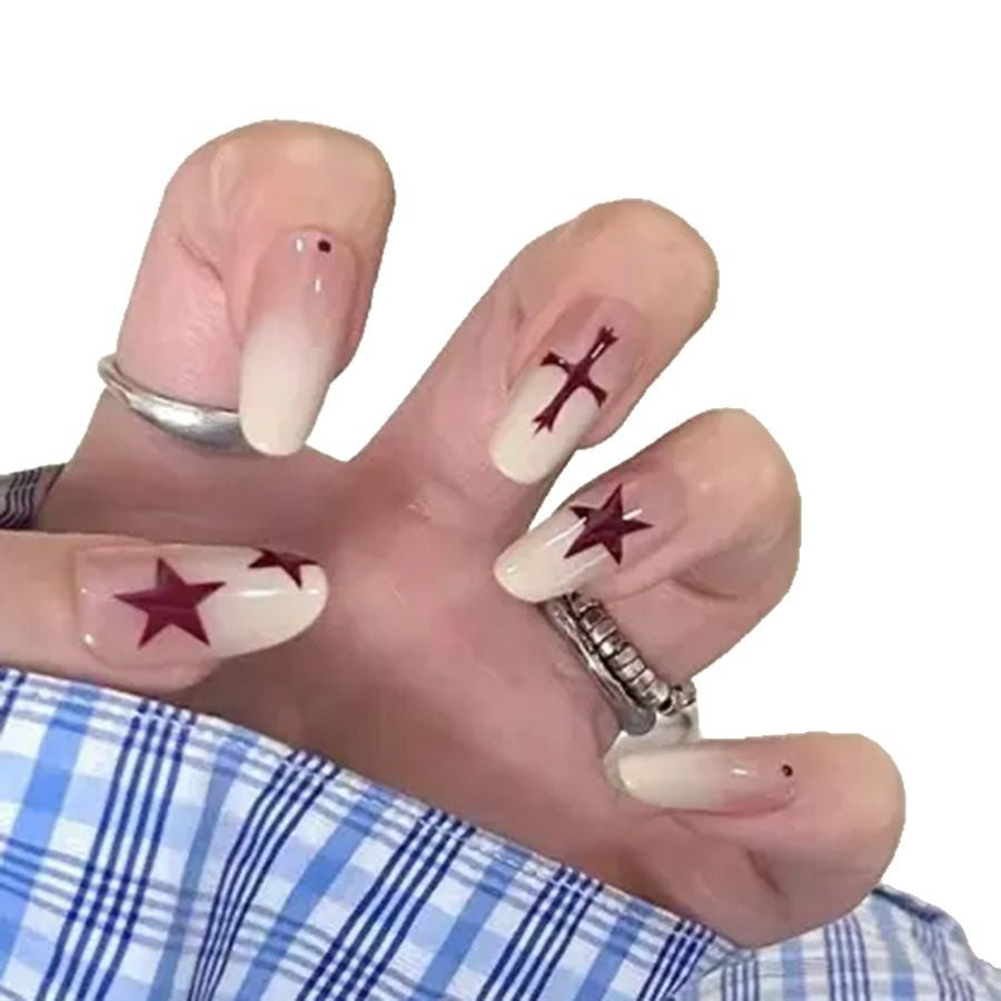 Sternen-Themen Nagelkunst Stil Brehn