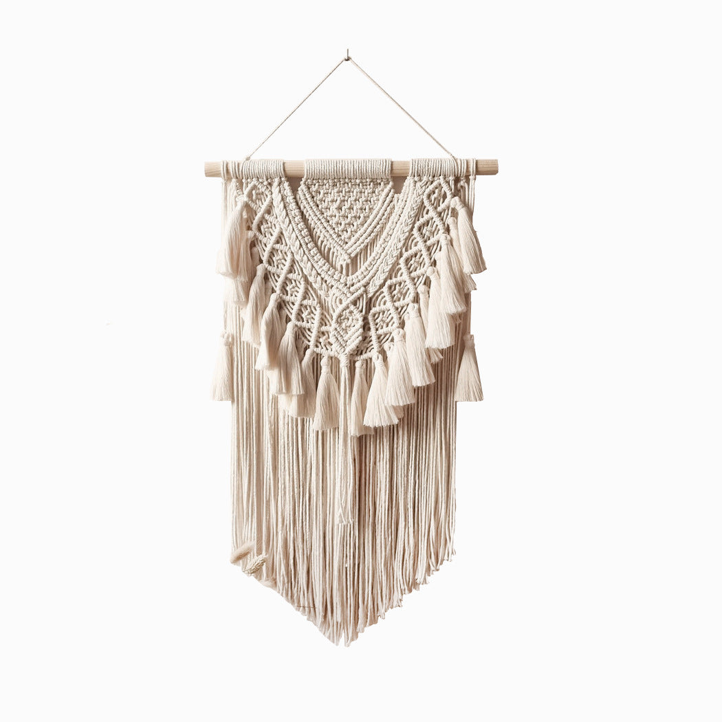 Elegante Makramee Wanddekoration im Boho-Stil