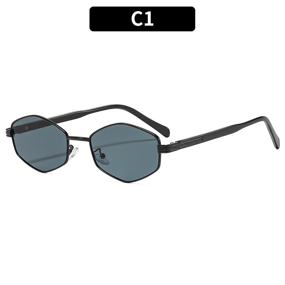 Modische hexagonale Sonnenbrille