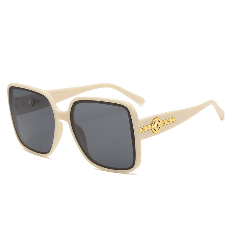 Damen modische quadratische Sonnenbrille mit luxuriösen Details Brehn