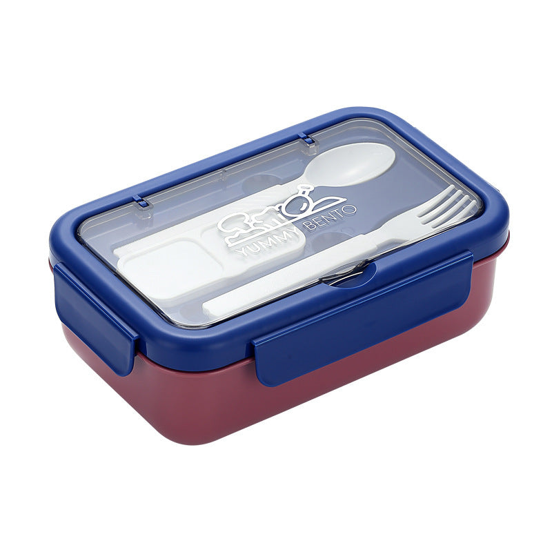 Stilvolle Mehrfach-Fach Bento Lunchbox mit integriertem Besteck