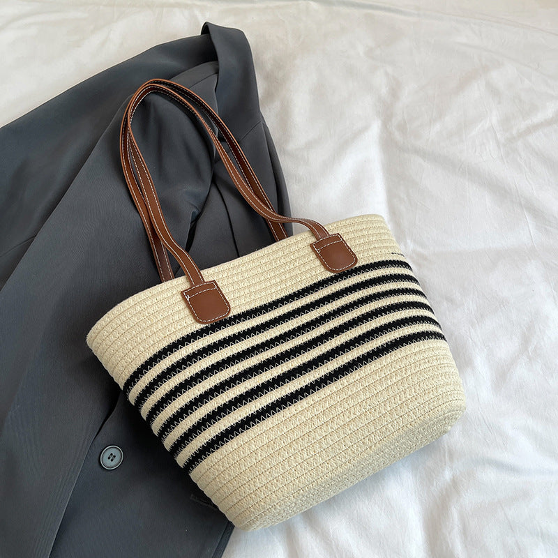 Gestreifter Gewebter Strandtasche Brehn