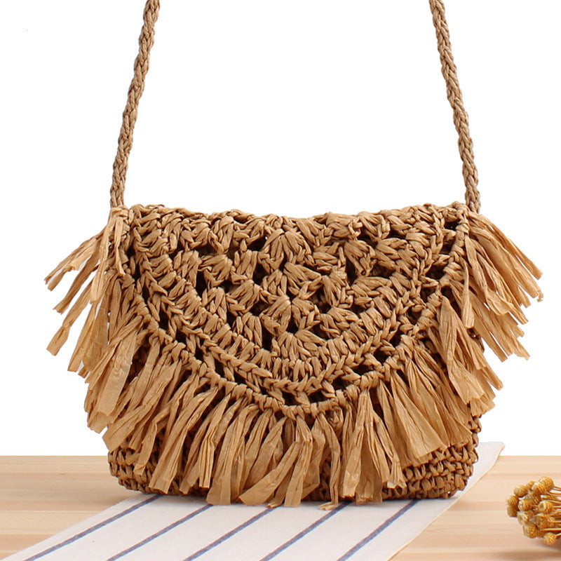 Elegante Makramee-Handtasche Brehn