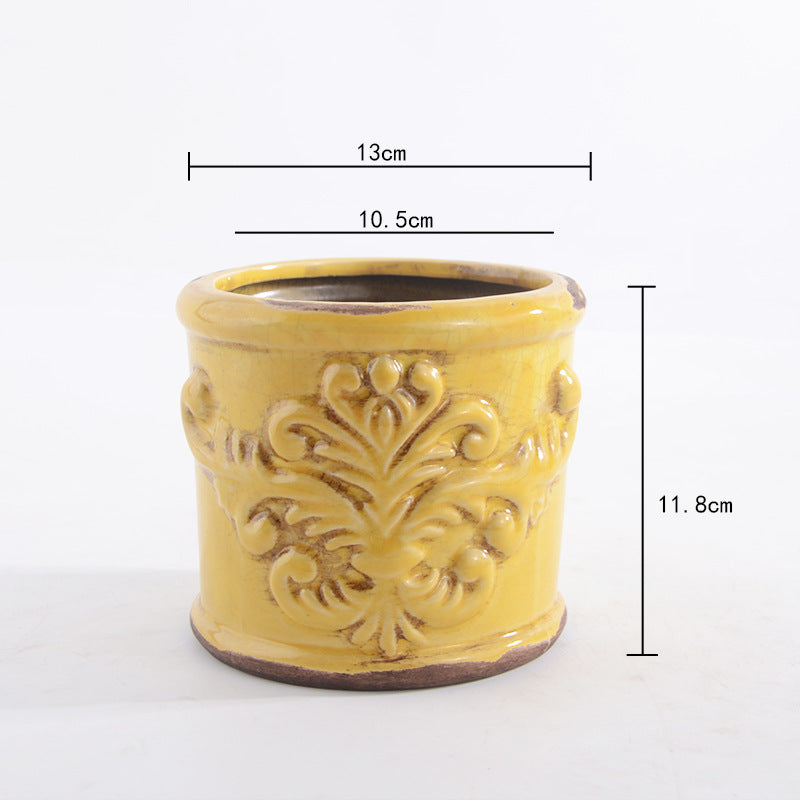 Eleganter Keramik Blumentopf Brehn