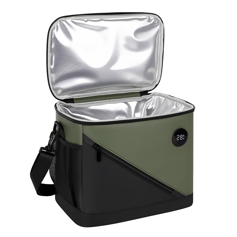 Isolierte Kühltasche mit digitalem Temperaturanzeiger Brehn
