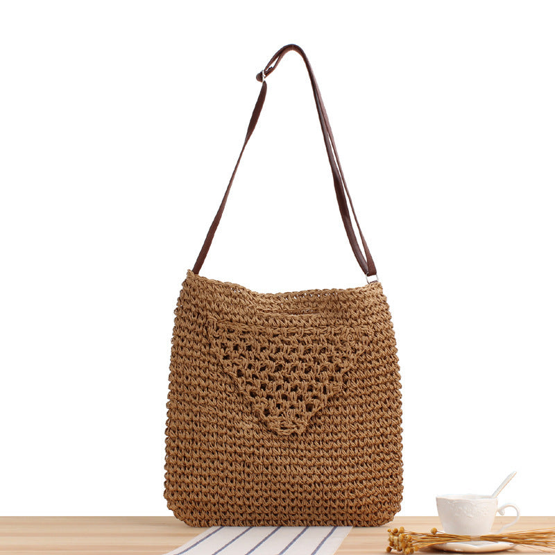 Handtasche mit Modernen Makramee-Strukturen Brehn