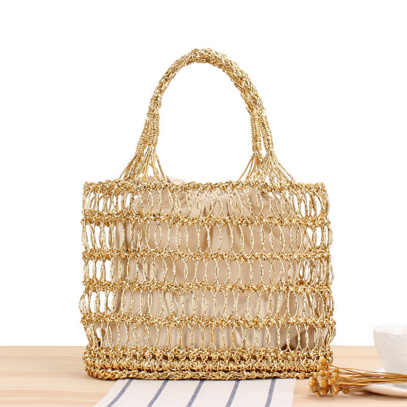 Praktische Netz-Strohtasche Brehn