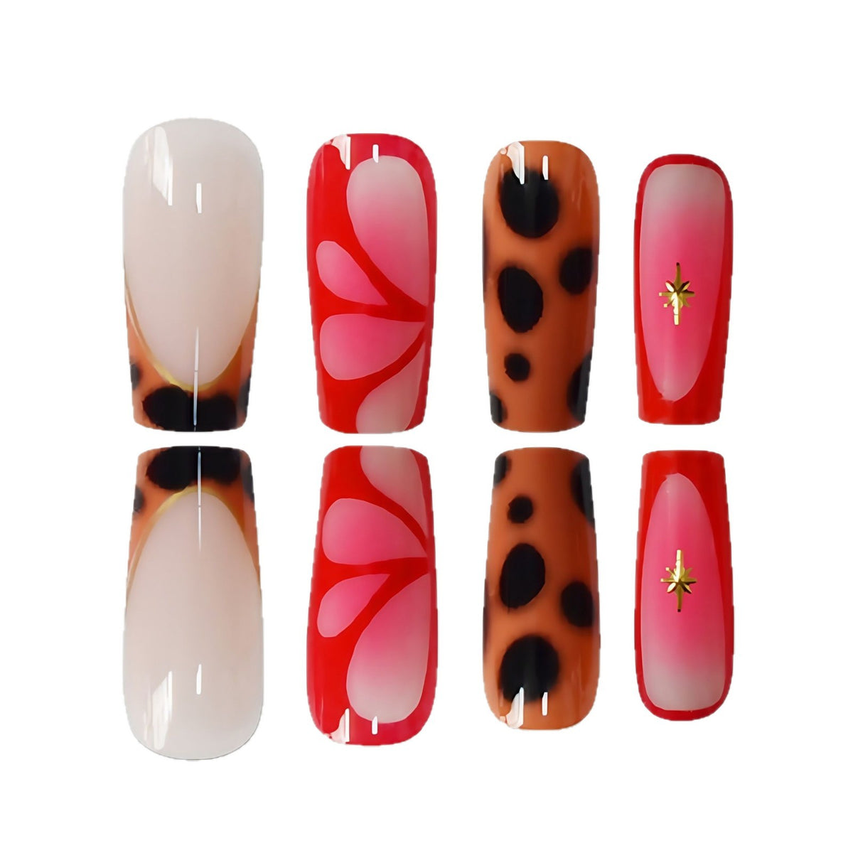 Trendige künstlerische Nagelverzierungen Brehn