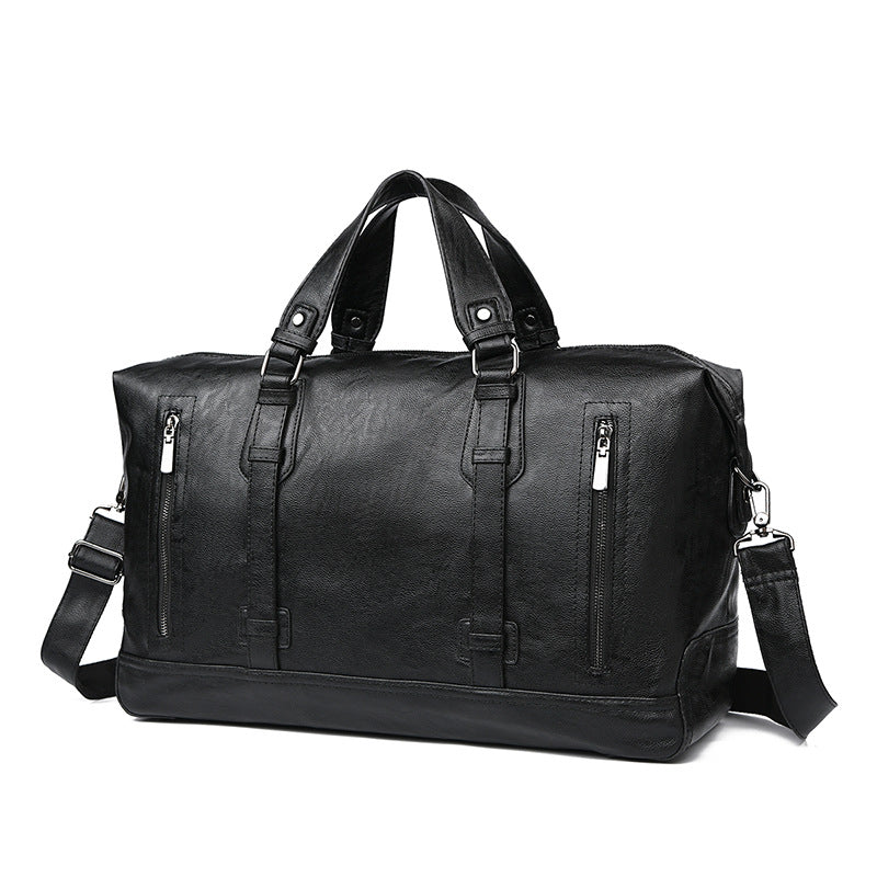 Premium Leder Wochenend-Duffel Bag Brehn