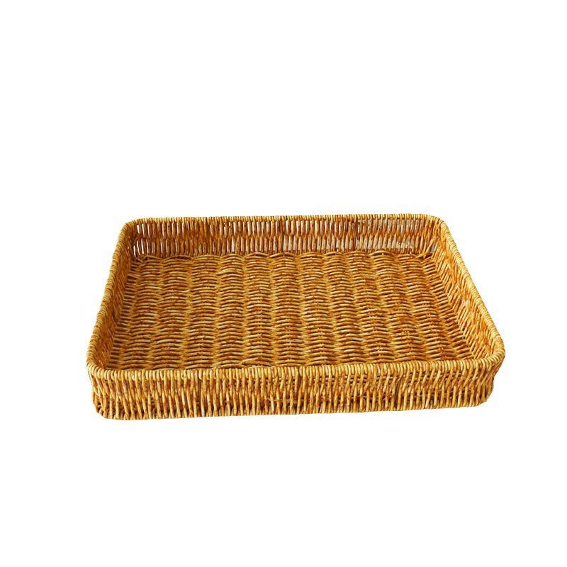 Elegante handgewebte Servierplatte Brehn