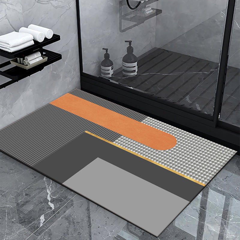 Geometrisches Muster Badezimmermatte Brehn