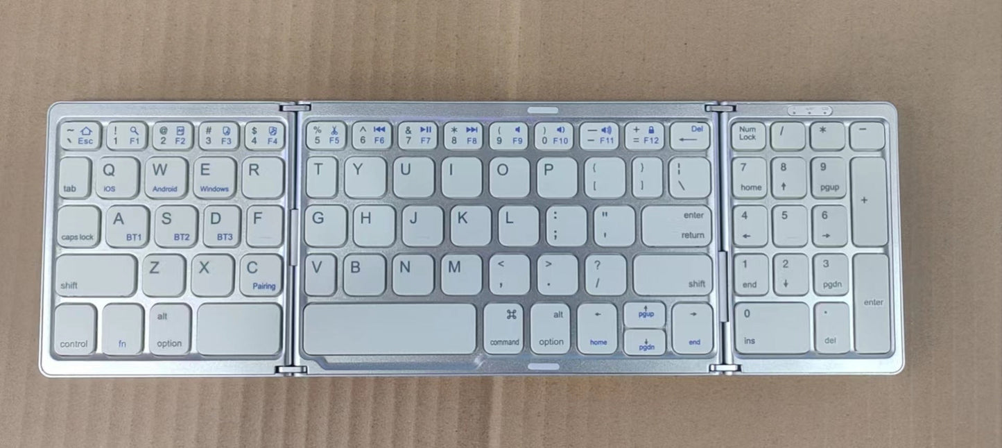 Kompakte faltbare Bluetooth-Tastatur Brehn