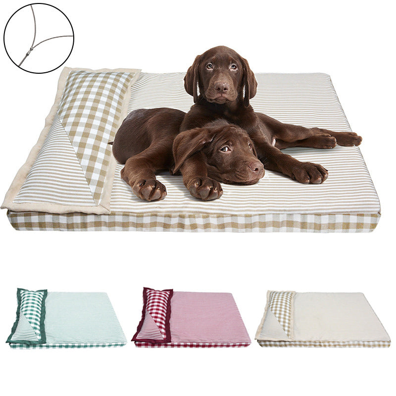 Orthopädisches wendbares Hundebettkissen