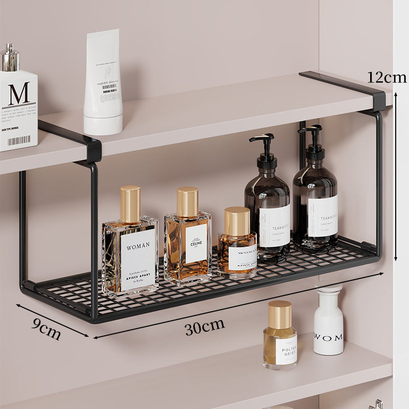 Slim Unterregal Belüftetes Metallgitter Lagertray für Schrank und Kleiderschrank