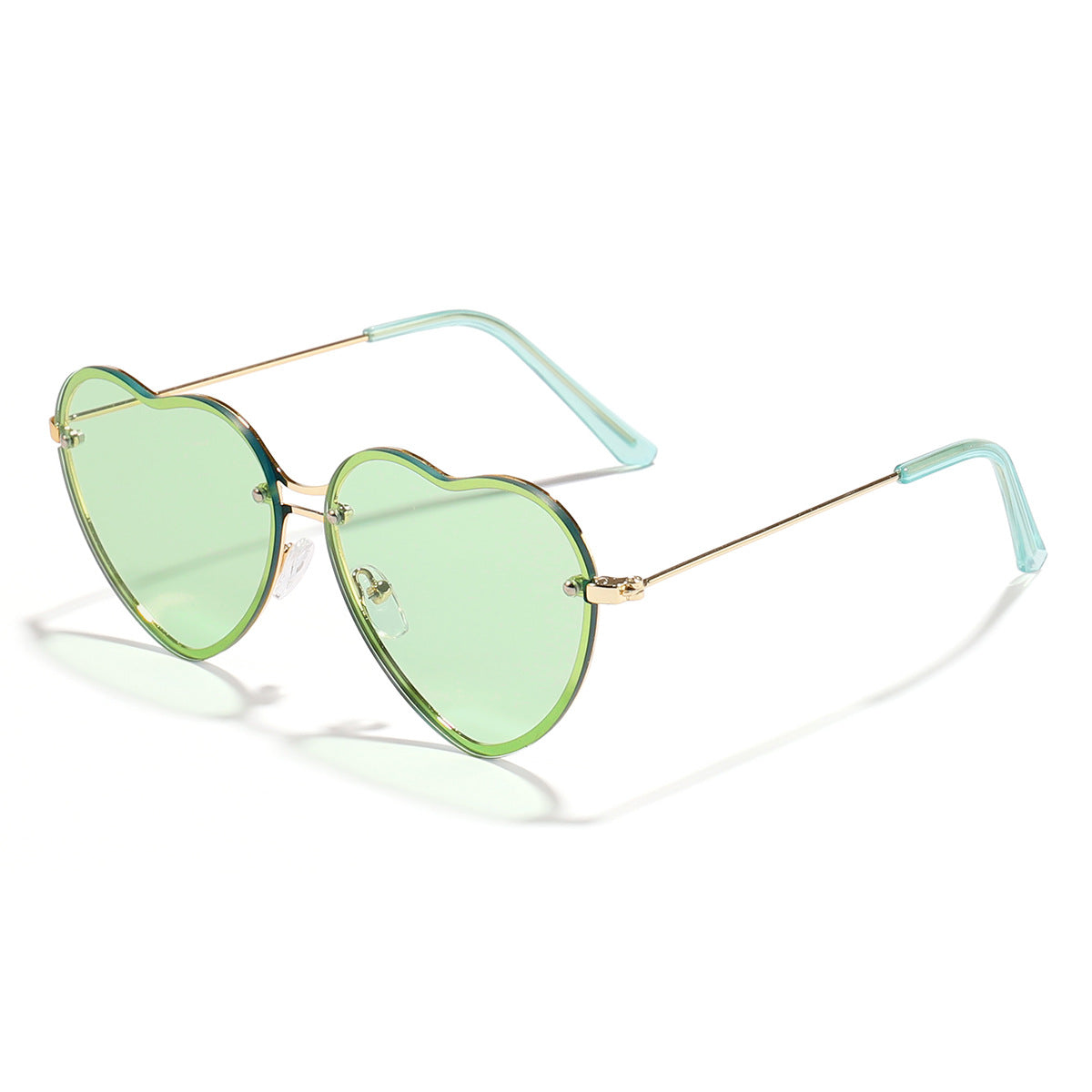 Damen Herzförmige Sonnenbrille mit stylishen Gläsern Brehn