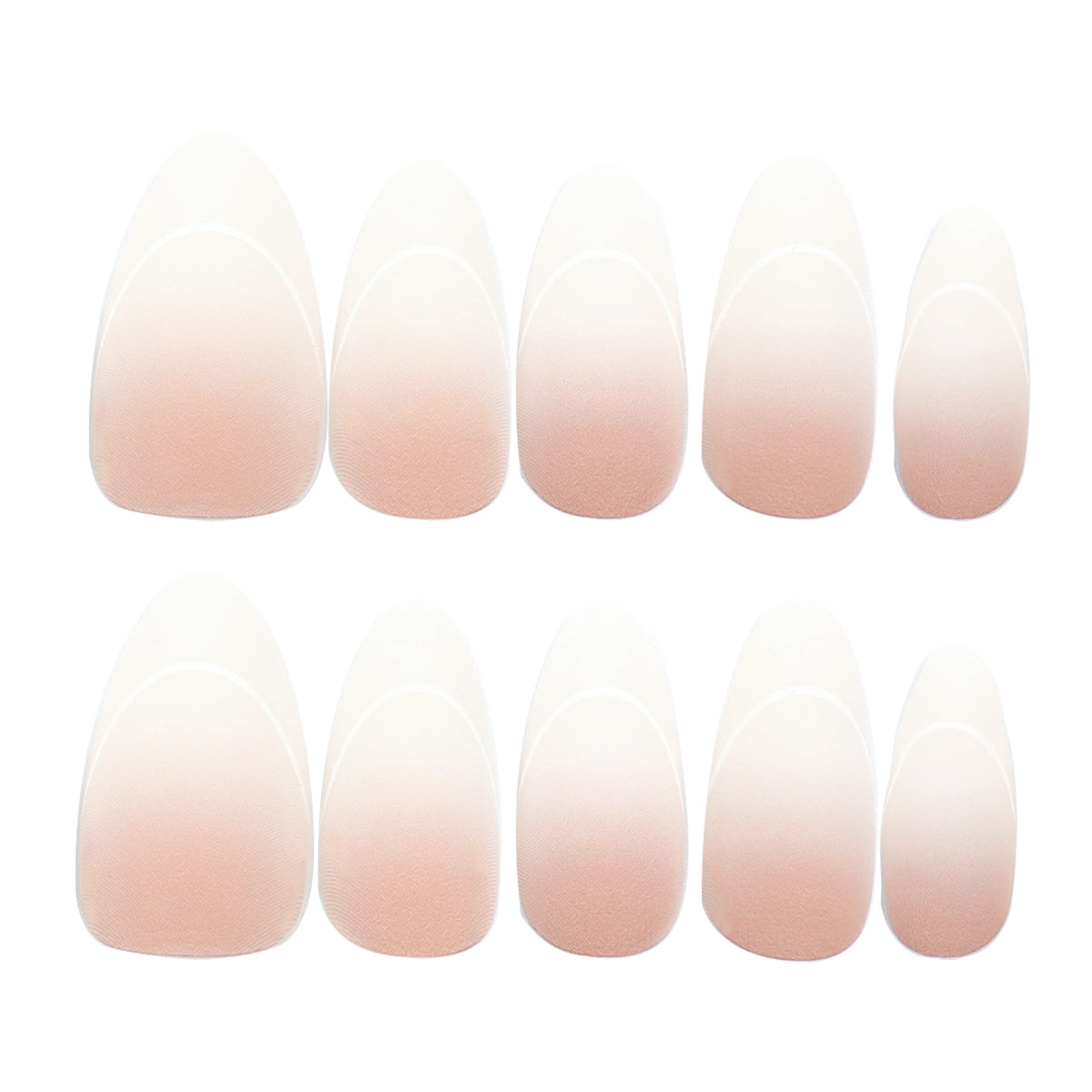 Elegante Gel-Nägel mit mattem Finish Brehn