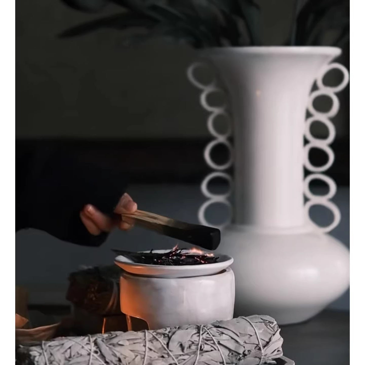 Elegante dekorative Porzellanvase