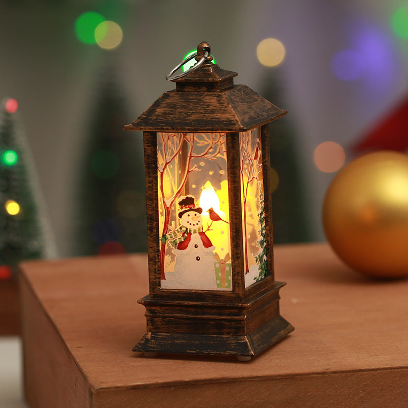 Nostalgische Weihnachtslaterne mit LED-Leuchte Brehn