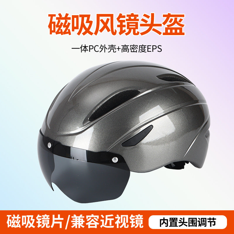 Fahrradhelm mit integriertem Visier Brehn