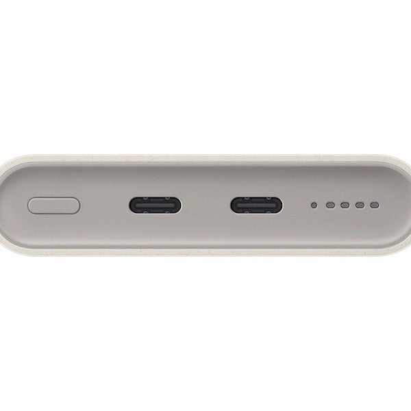 Slim Magnetic tragbare Powerbank mit integriertem USB-C Schnellladen und strukturiertem Öko-Gehäuse Brehn