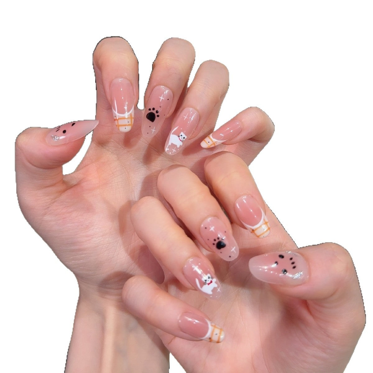 Verspielt Thematisiertes Press-On Nagelset Brehn