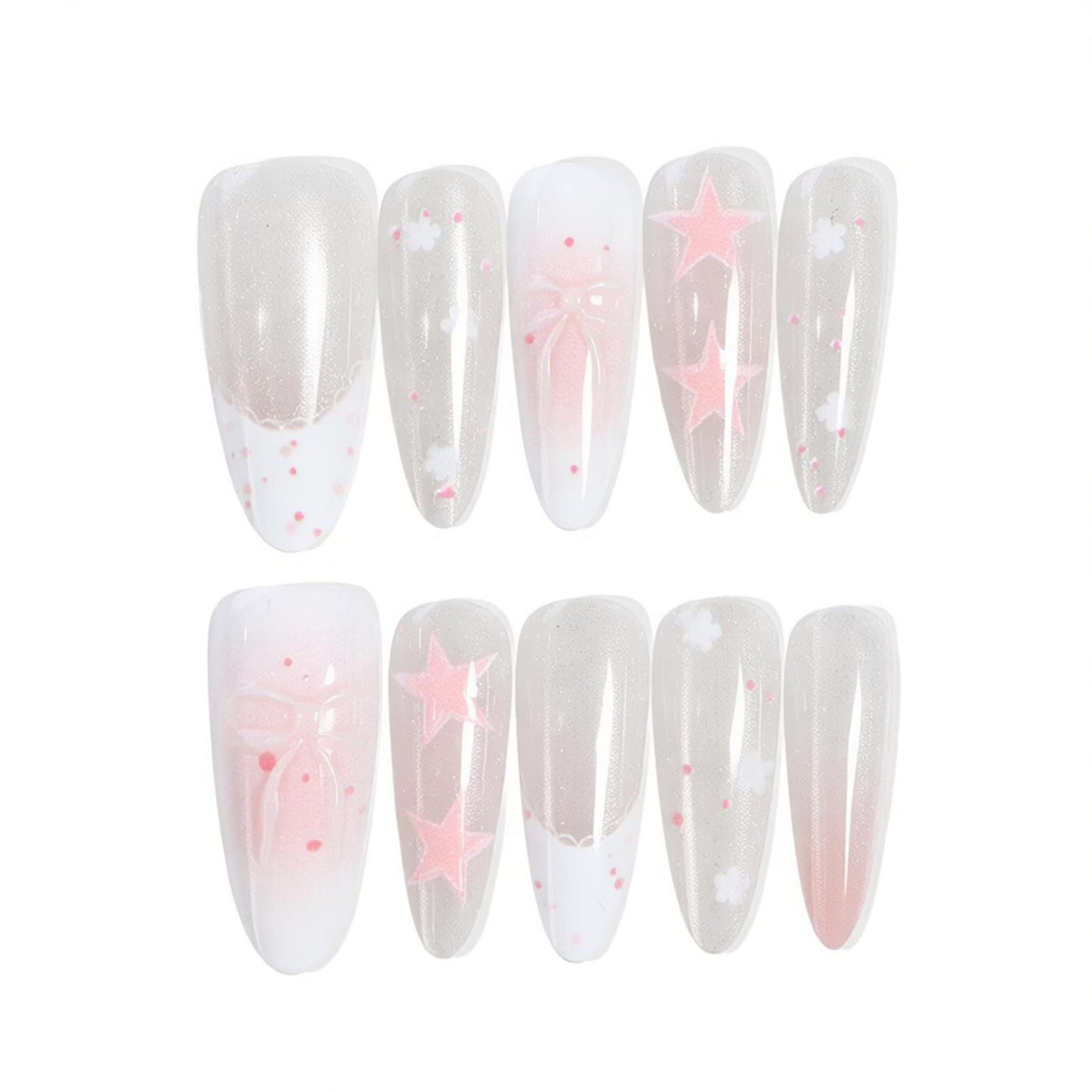 Premium Press-On Nail Art Set Brehn