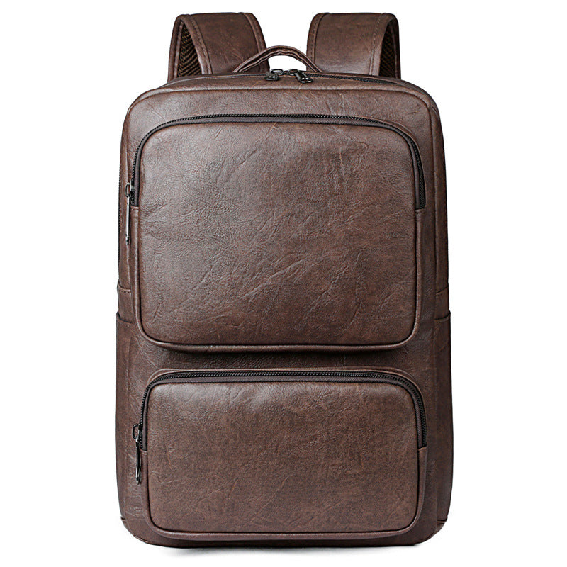 Premium Leder Business Laptop Rucksack Brehn