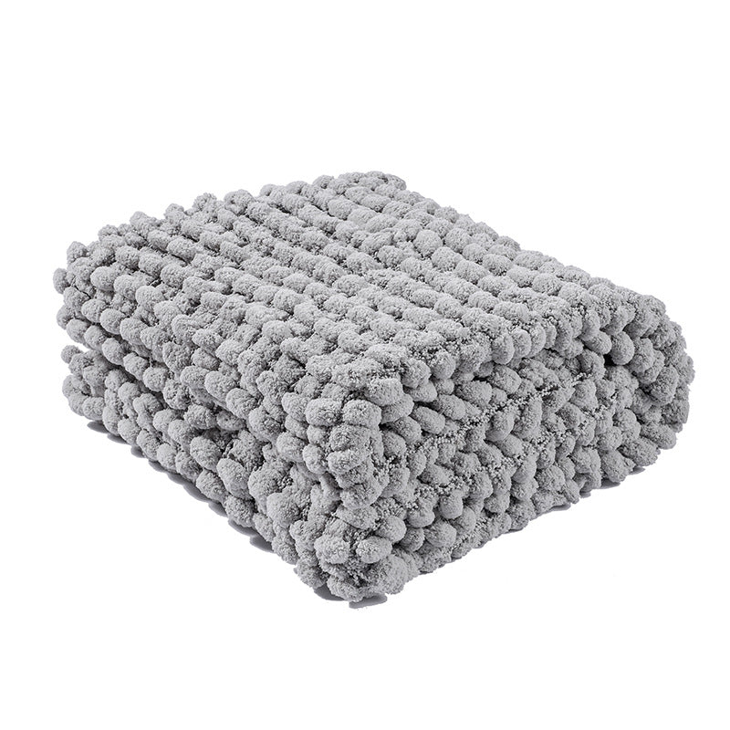 Gemütliche Chenille-Decke
