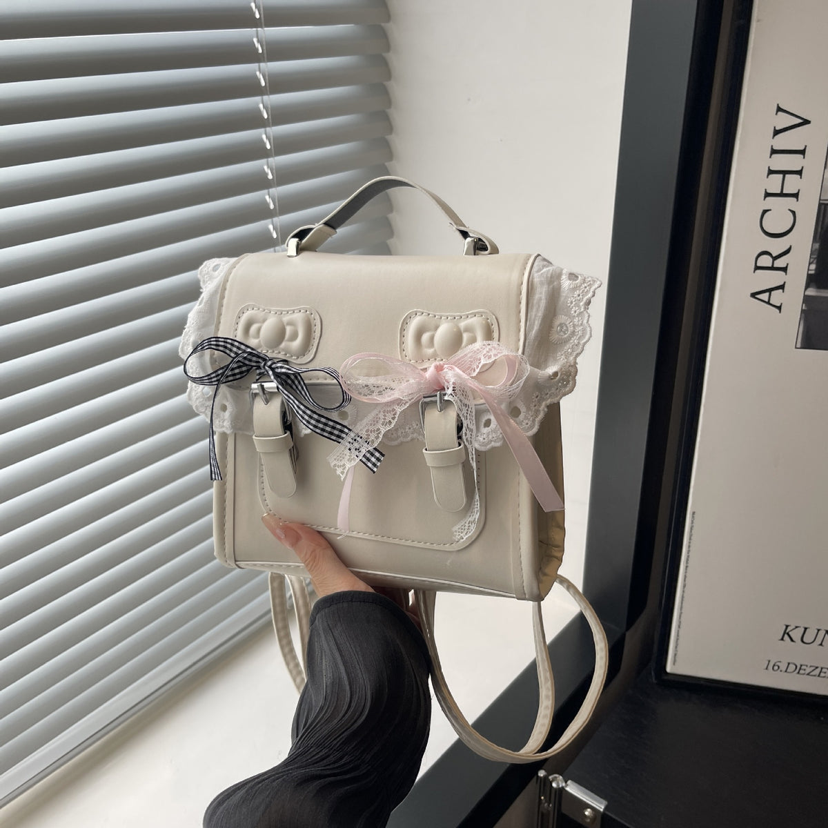 Elegante Retro Handgefertigte Umhängetasche
