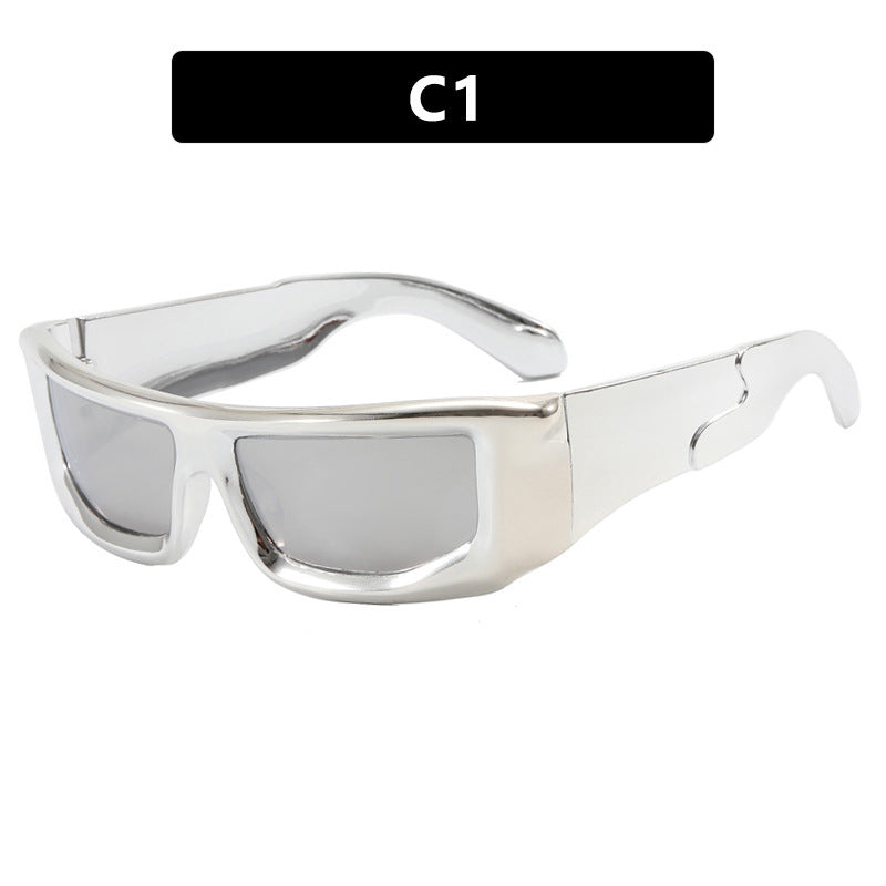Damen Sportliche Sonnenbrille mit stylishem Metallrahmen Brehn