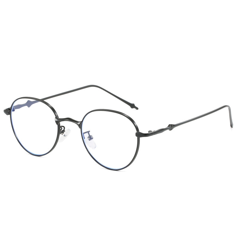 Damen elegante runde Sonnenbrille mit modischem Metallrahmen Brehn