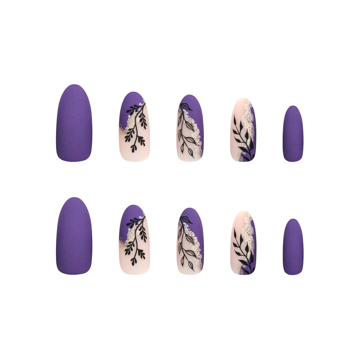 Kunstvoll verzierte Stiletto-Nägel Brehn