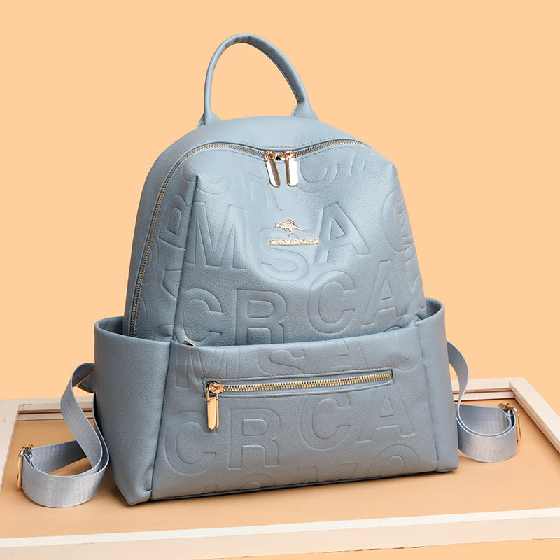 Stylische Leder Rucksack