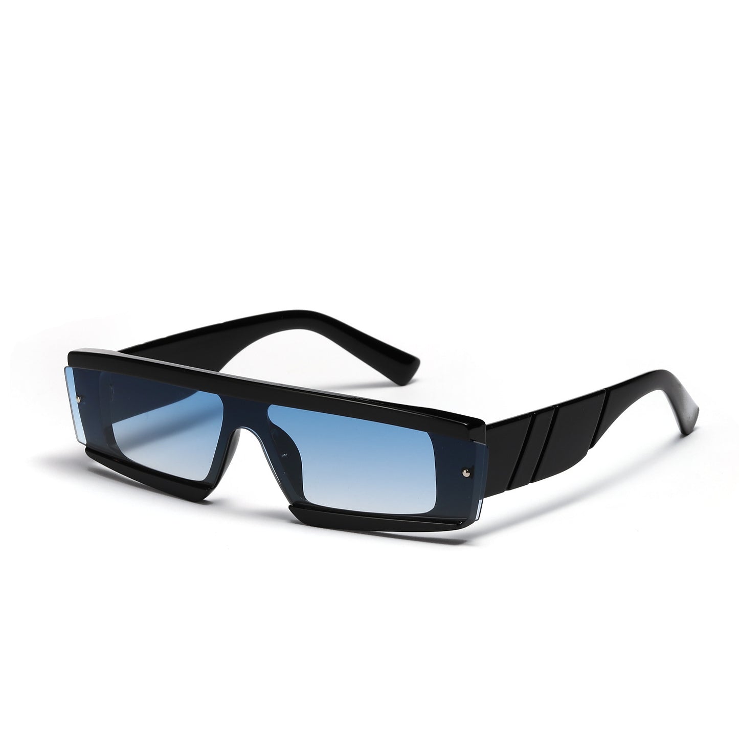 Damen oversized rechteckige Sonnenbrille mit modischem Schildpatt-Design Brehn