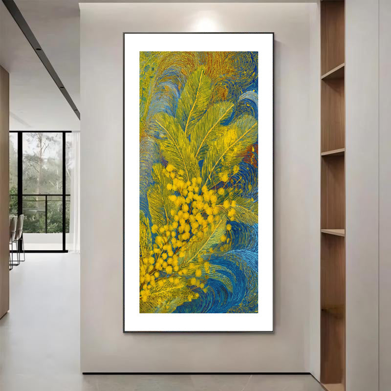 Rahmenbotanische Leinwandkunst