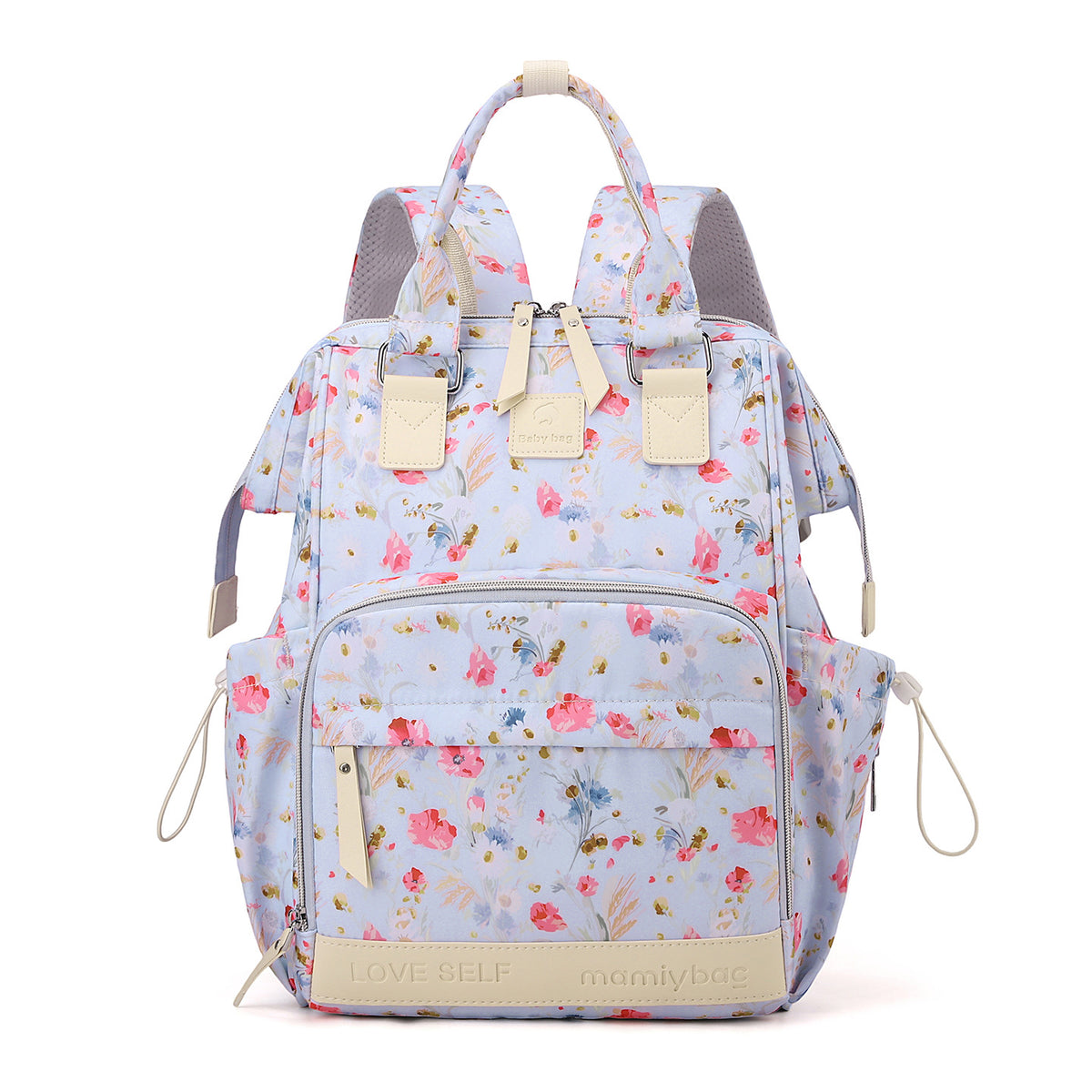 Verspielter Grafikdruck Baby Windel Rucksack Brehn