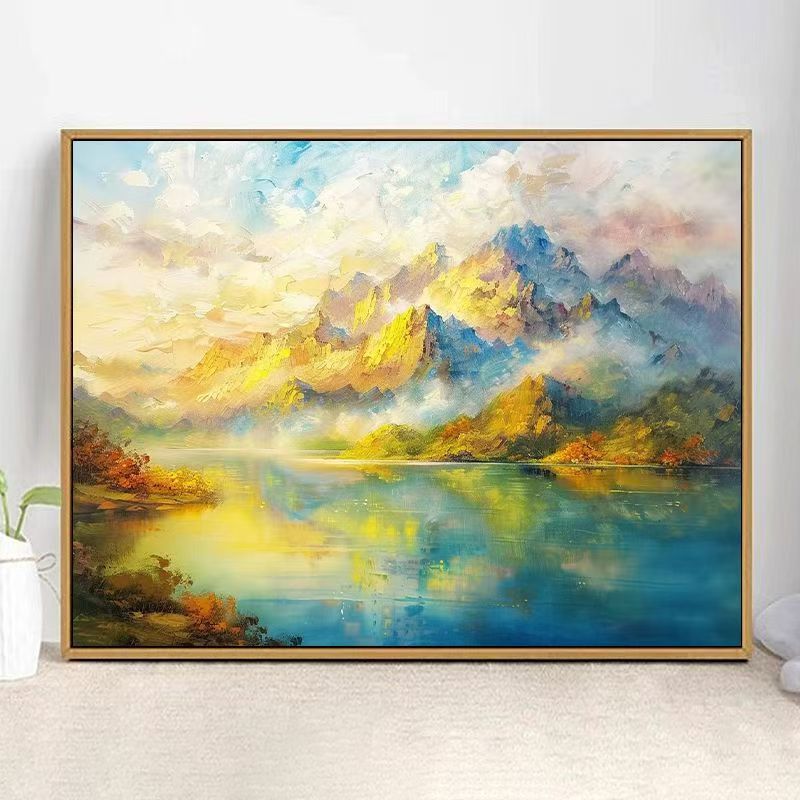Majestic Mountain Landscape Kunstdruck Brehn