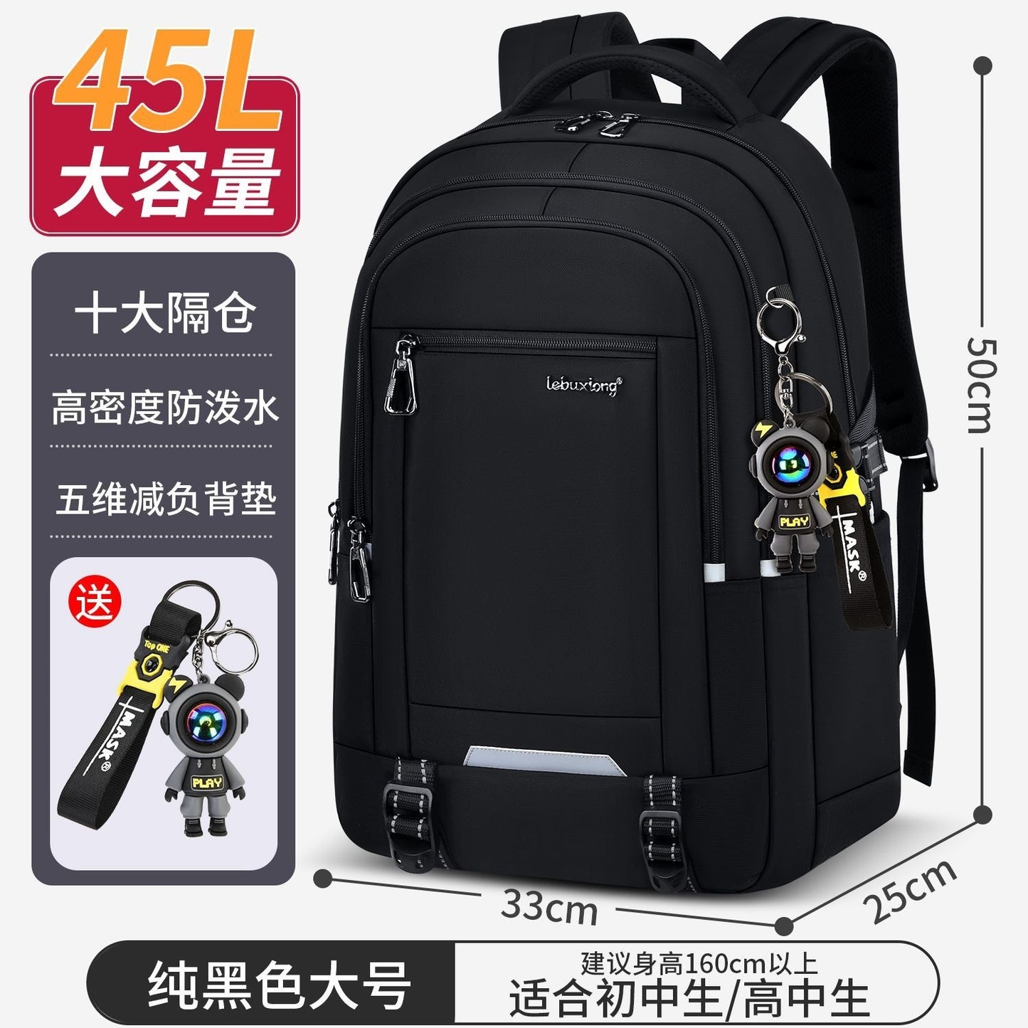 Alltags-Rucksack Mit Ergonomischem Design Und Multifunktionalen Fächern Brehn