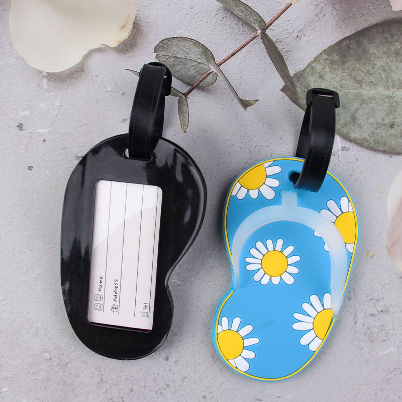 Spaßige Blumen Flip-Flop Gepäckanhänger Brehn