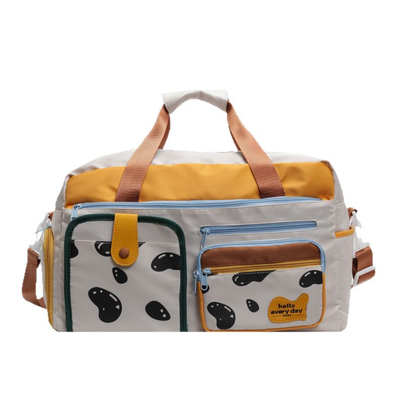 Verspielt gemusterte Reise-Duffle-Bag Brehn
