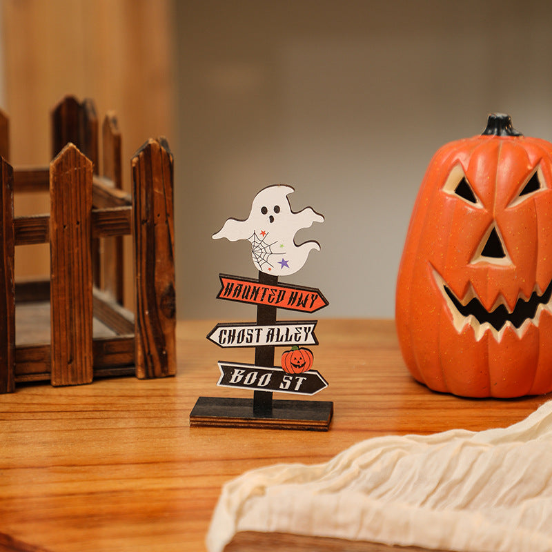 Kreative Halloween Deko-Schild mit Kürbis-Motiv Brehn