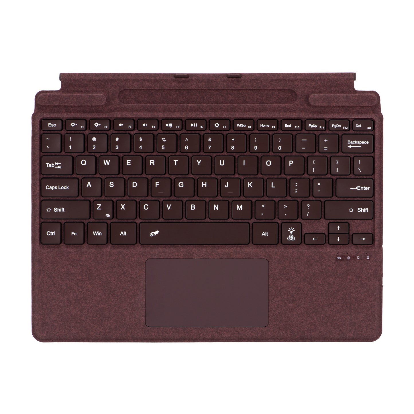 Ergonomische drahtlose Tastatur mit integriertem Touchpad Brehn