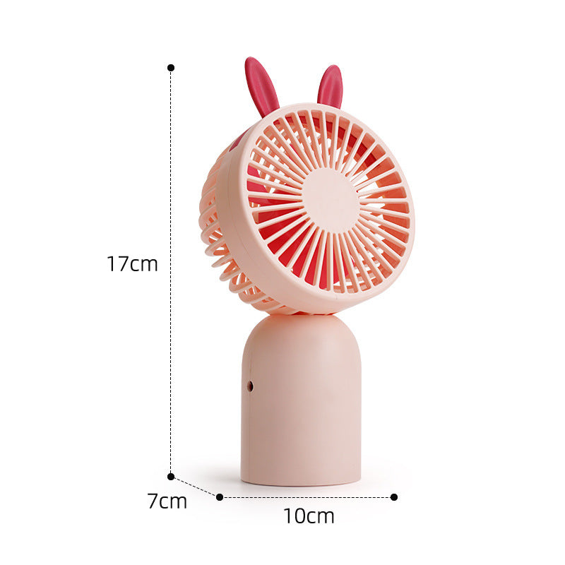 Damen tragbarer Mini-Fan mit kreativen Tierohren Brehn