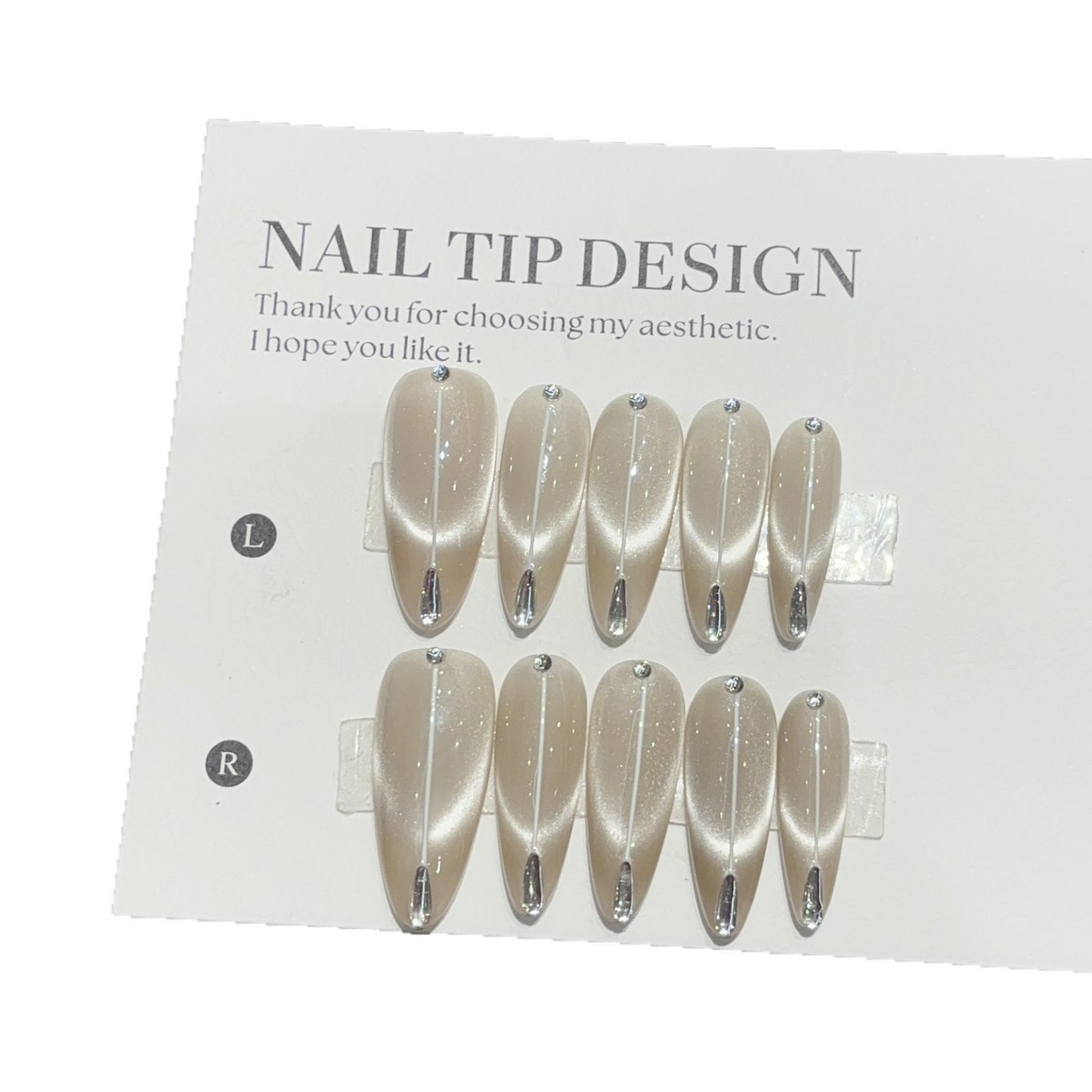 Kunstnagelset mit Elegantem French Style Brehn