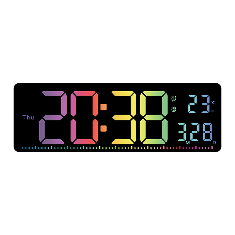 Digitale LED-Wanduhren Brehn